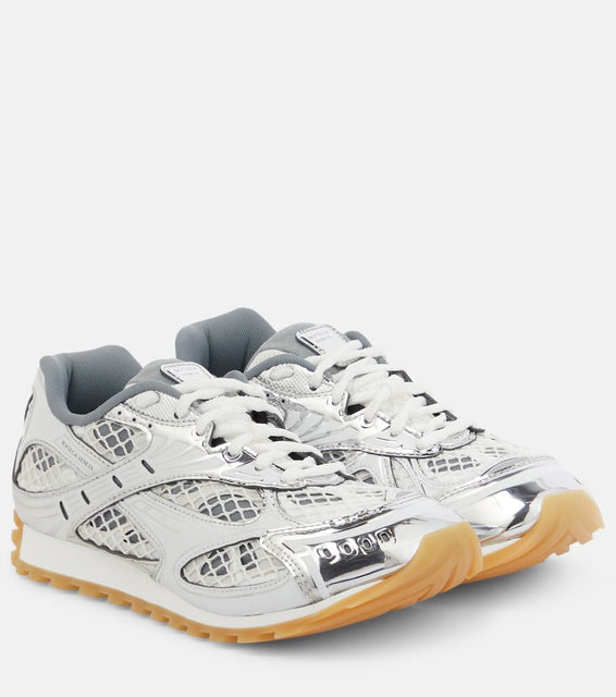 Bottega Veneta Orbit metallic sneakers