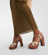 Saint Laurent Bianca 125 platform sandals