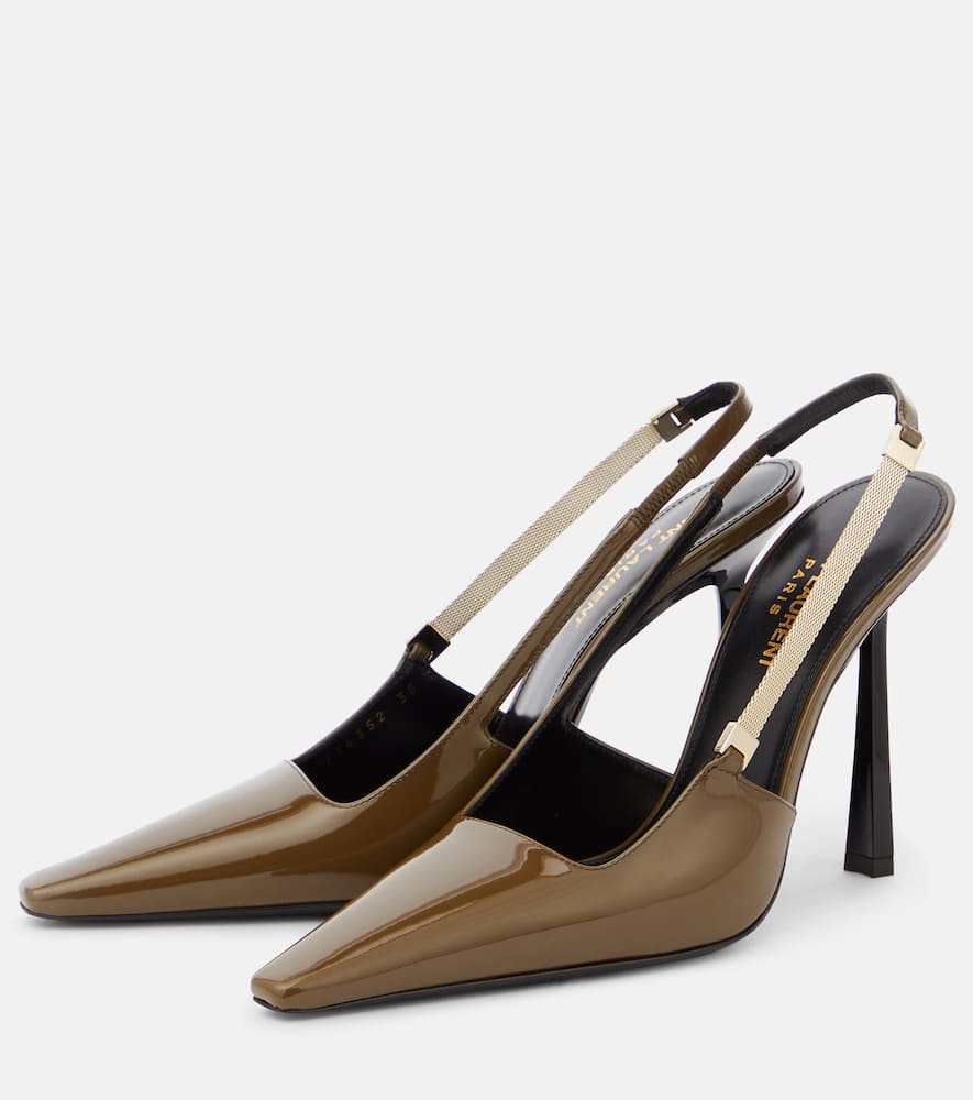 Saint Laurent Blake 110 patent leather slingback pumps