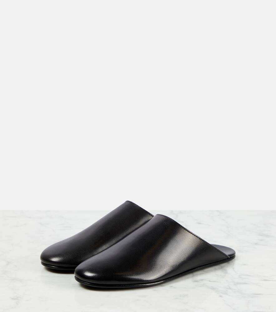 The Row Dante leather mules