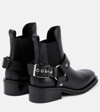 Ganni Faux leather Chelsea boots