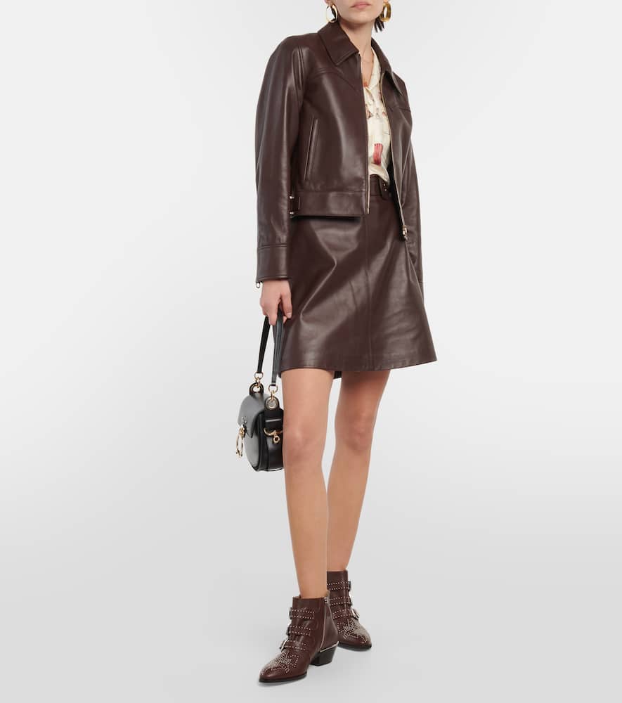 Chloe Susan studded leather ankle boots