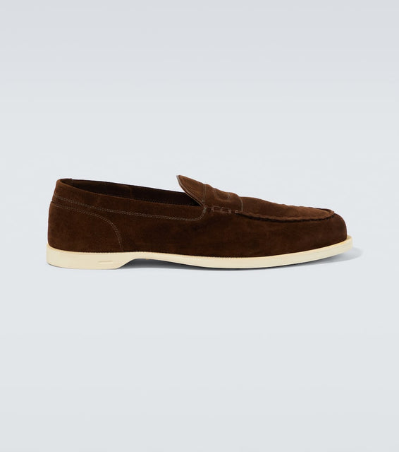 John Lobb Pace suede loafers