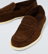 John Lobb Pace suede loafers