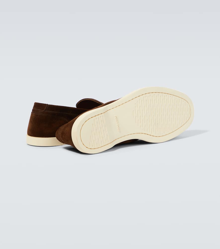 John Lobb Pace suede loafers