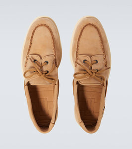 John Lobb Foil leather boat shoes