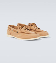 John Lobb Foil leather boat shoes