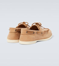 John Lobb Foil leather boat shoes