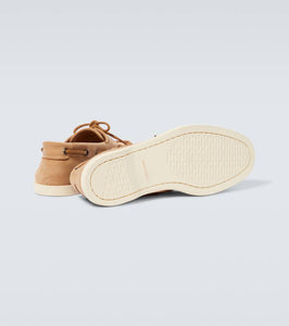John Lobb Foil leather boat shoes