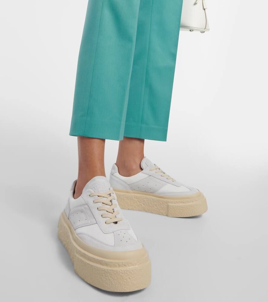 MM6 Maison Margiela Suede platform sneakers