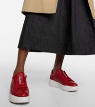Max Mara Maxi leather sneakers