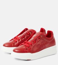 Max Mara Maxi leather sneakers