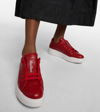 Max Mara Maxi leather sneakers