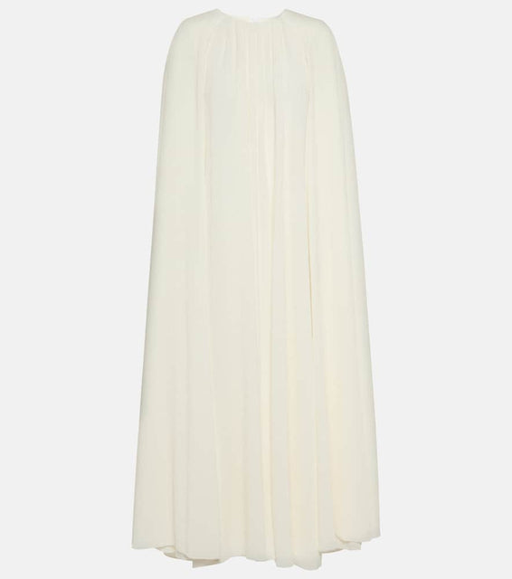 Emilia Wickstead Bridal Olivette caped midi dress
