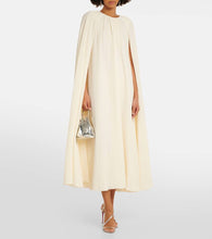 Emilia Wickstead Bridal Olivette caped midi dress