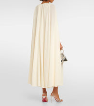 Emilia Wickstead Bridal Olivette caped midi dress