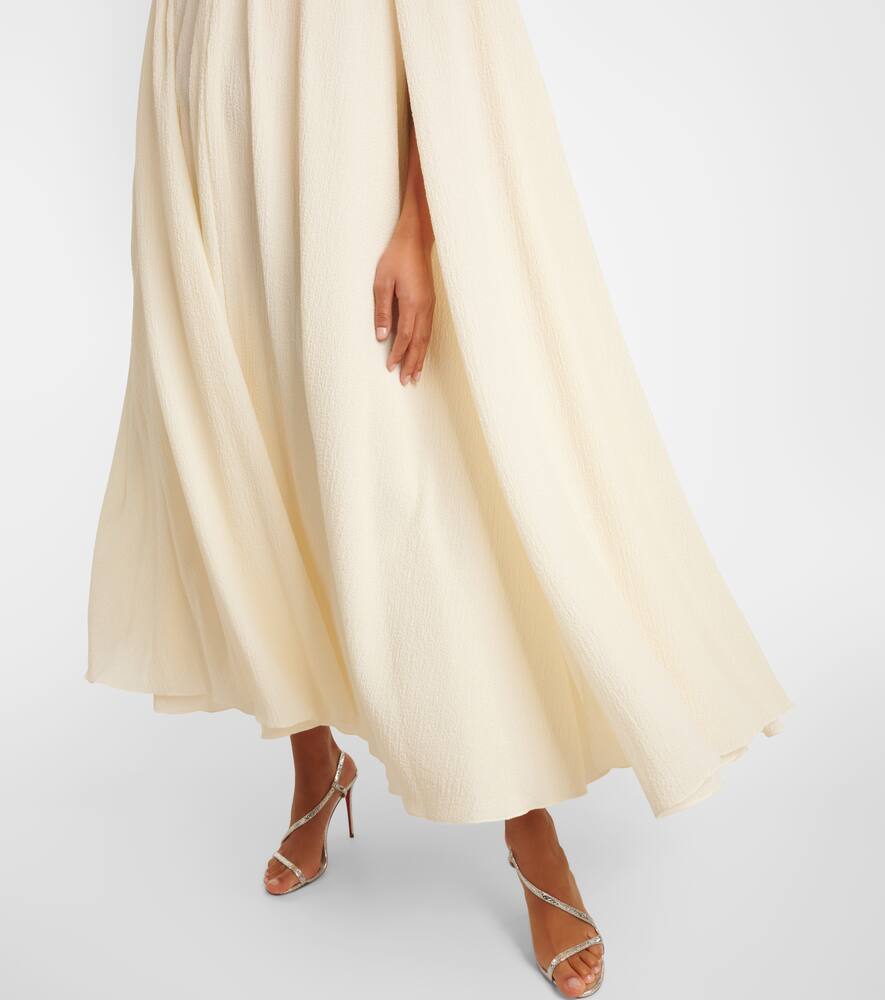 Emilia Wickstead Bridal Olivette caped midi dress