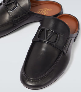 Valentino Garavani VLogo Signature leather mules