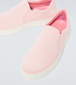 Manolo Blahnik Nadores suede slip-on shoes