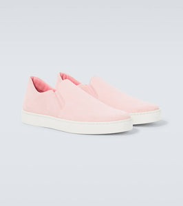 Manolo Blahnik Nadores suede slip-on shoes
