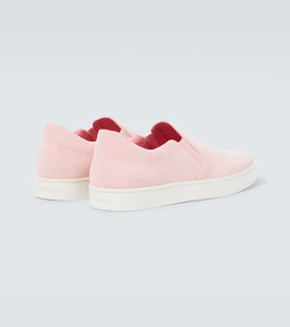Manolo Blahnik Nadores suede slip-on shoes