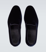 Manolo Blahnik Mario velvet loafers