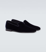 Manolo Blahnik Mario velvet loafers