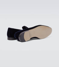 Manolo Blahnik Mario velvet loafers