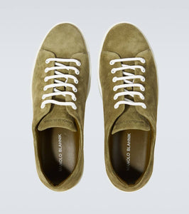 Manolo Blahnik Semanado suede sneakers