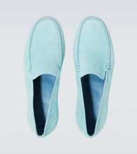 Manolo Blahnik Monaco suede loafers