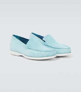 Manolo Blahnik Monaco suede loafers