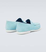 Manolo Blahnik Monaco suede loafers