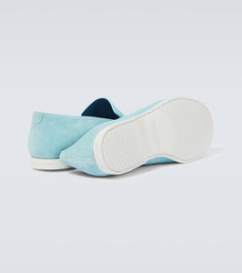 Manolo Blahnik Monaco suede loafers