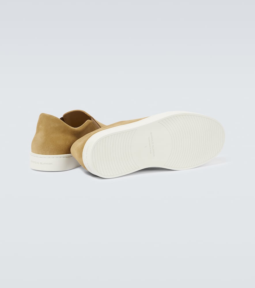 Manolo Blahnik Nadores suede sneakers