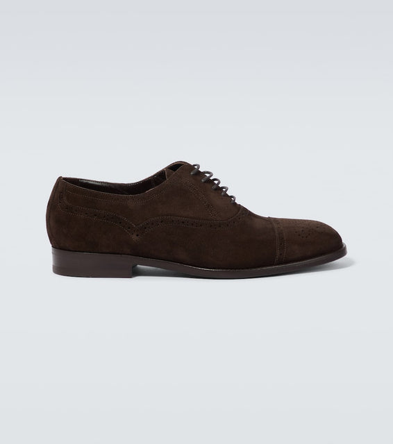 Manolo Blahnik Witney suede brogues