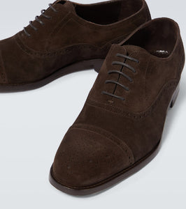 Manolo Blahnik Witney suede brogues