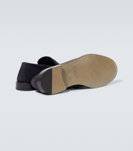 Manolo Blahnik Perry suede penny loafers