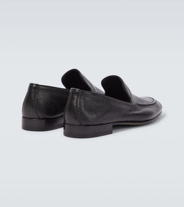 Manolo Blahnik Truro leather loafers