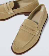 Manolo Blahnik Perry suede loafers