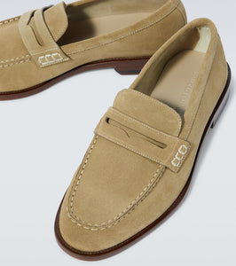 Manolo Blahnik Perry suede loafers