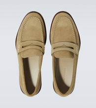 Manolo Blahnik Perry suede loafers