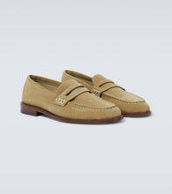 Manolo Blahnik Perry suede loafers