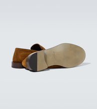 Manolo Blahnik Perry suede penny loafers