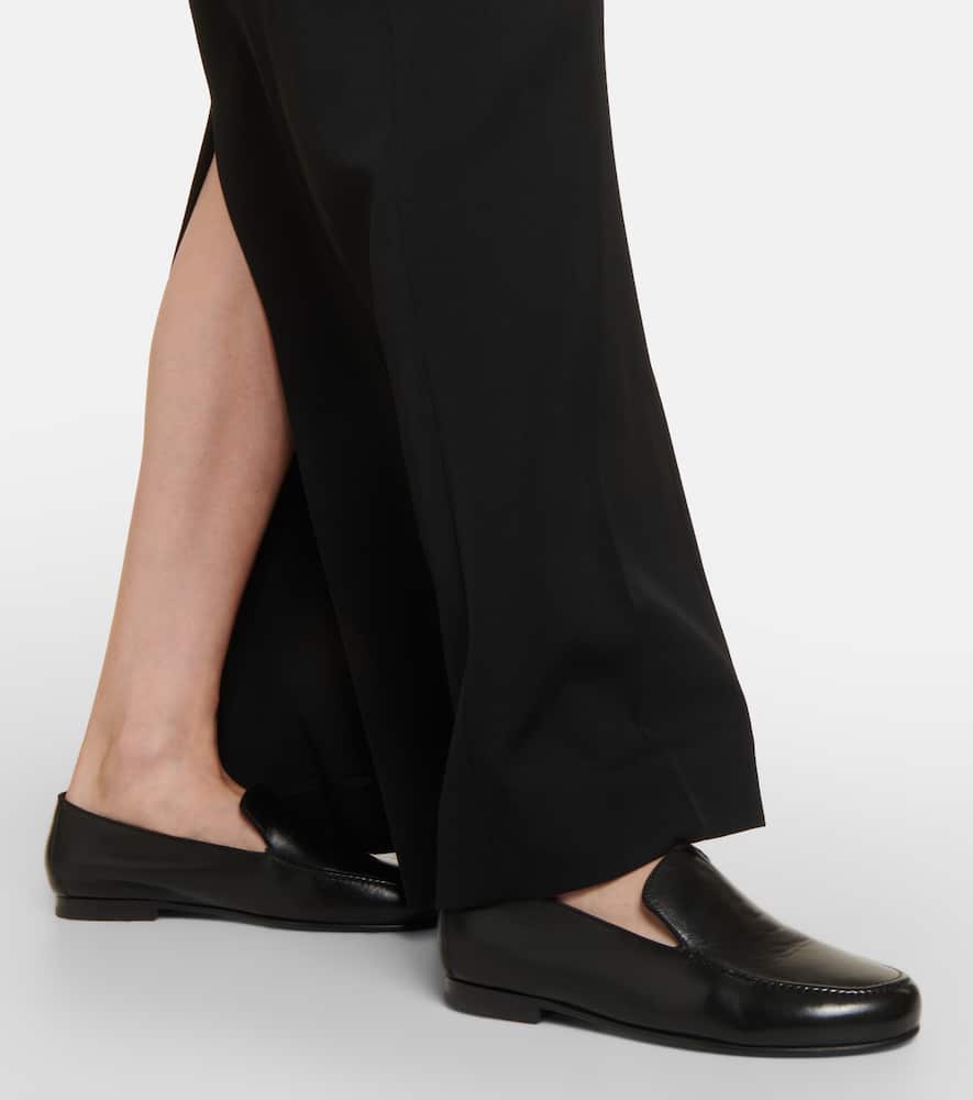 The Row Colette leather loafers