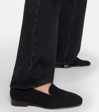The Row Sophie suede loafers