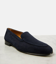 The Row Sophie suede loafers