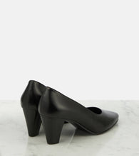 The Row Charlotte leather pumps