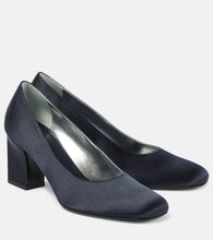 The Row Fiore satin pumps