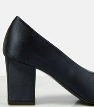 The Row Fiore satin pumps