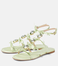 Giambattista Valli Embellished satin sandals